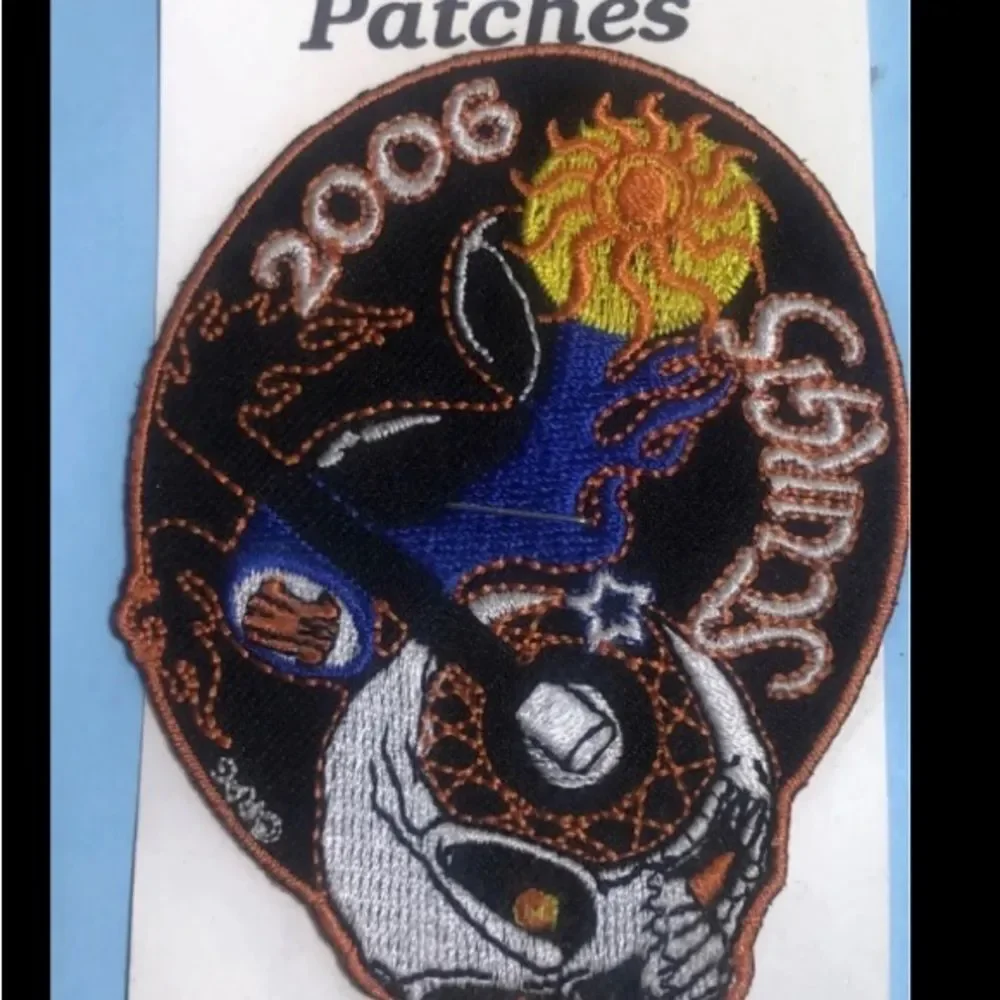 3 Pins & Patch 2006 Sturgis Black Hills Motorcycle Rally Jacket or Hat Pin NOS